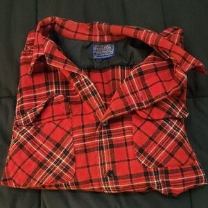 Polo Ralph Lauren Red Plaid Shirt Jacket